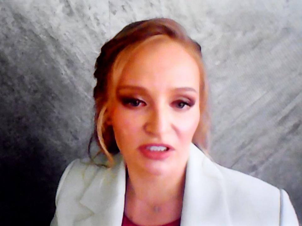 Katerina Tikhonova attends the St. Petersburg International Economic Forum (SPIEF) virtually.