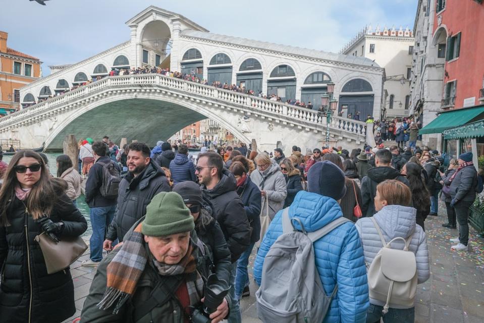 Members of the opposition on the Venice city council are advocating for a more organized approach, which would involve imposing restrictions on the number of day visitors and improving the oversight of short-term rental properties. Getty Images