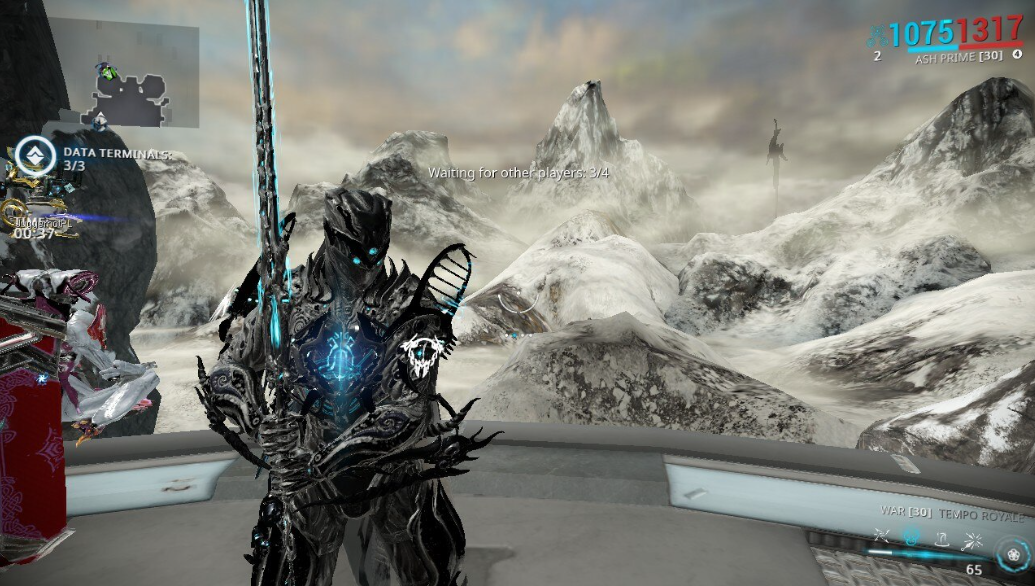 Warframe Eldridzh in a Ash Prime Warframe with the War sword- скриншот од лична архива на Иван Стојановски